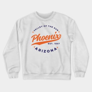 Vintage Phoenix Arizona Valley of the Sun Color City USA Crewneck Sweatshirt